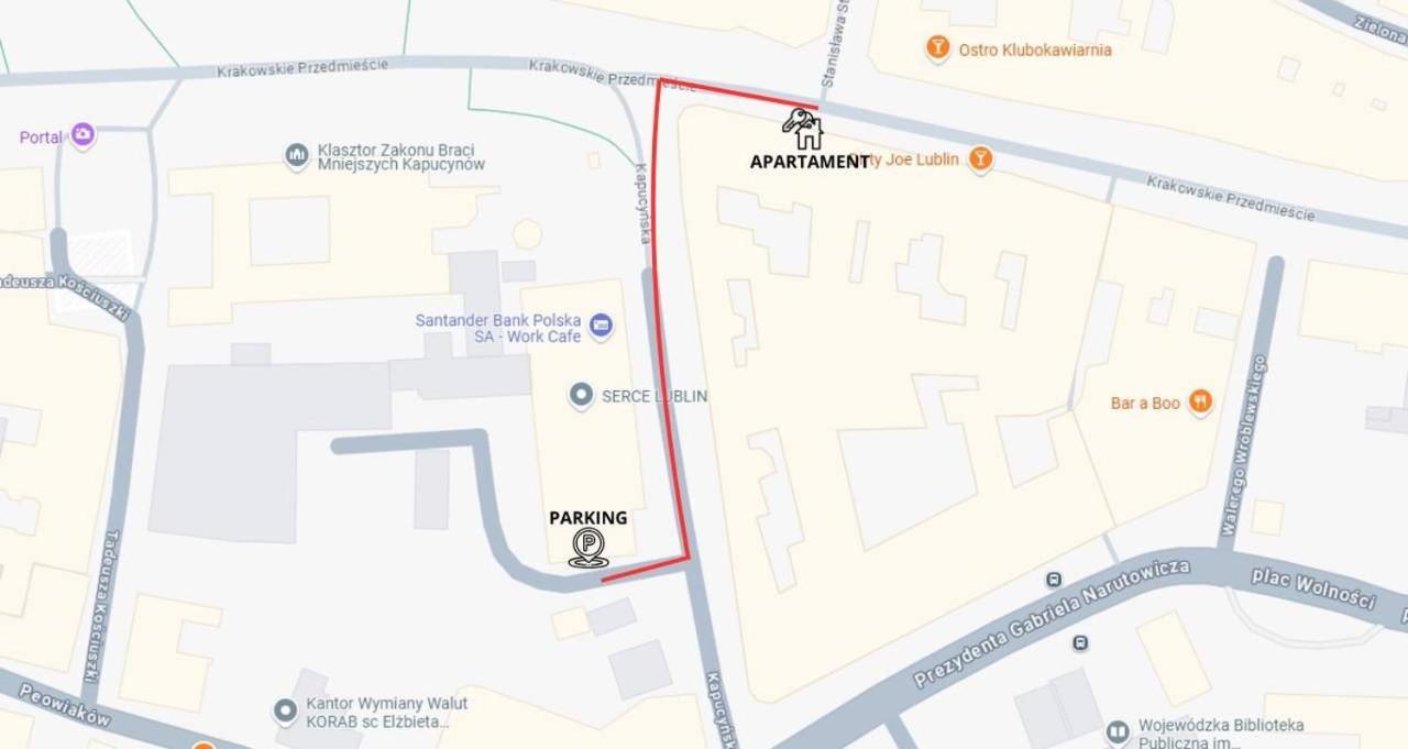 Apartment Krakowskie Przedmiescie 36 Parking Free